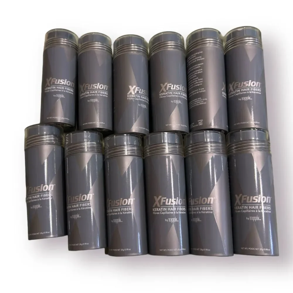 Toppik XFUSION Keratin Hair Fibers Black 28 g‎ / 0.98 oz Hair Thickening 1 item